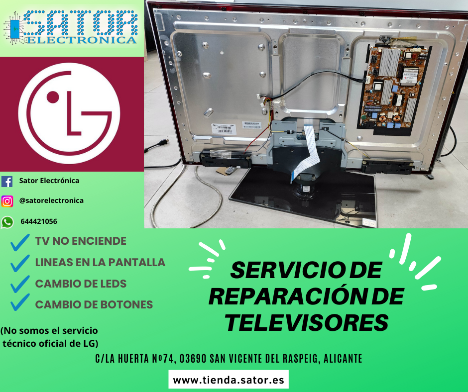 Reparación Sator TV LG