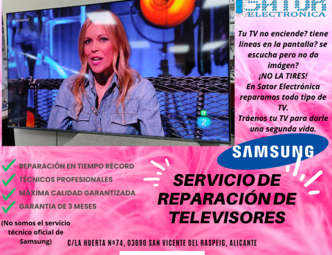 Reparación TV Samsung en Sator
