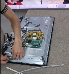 reparar tv lcd no se ve la imagen sator electronica