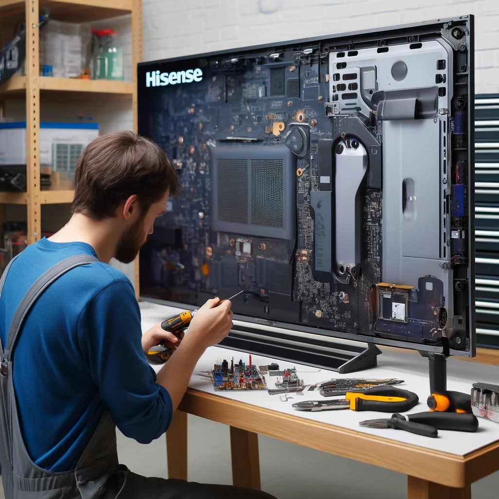 Reparación televisión Hisense H55M3300 con fallo de LEDs en Sator