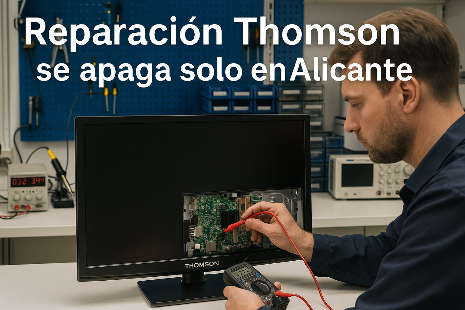 Reparación de televisor que se apaga al calentarse