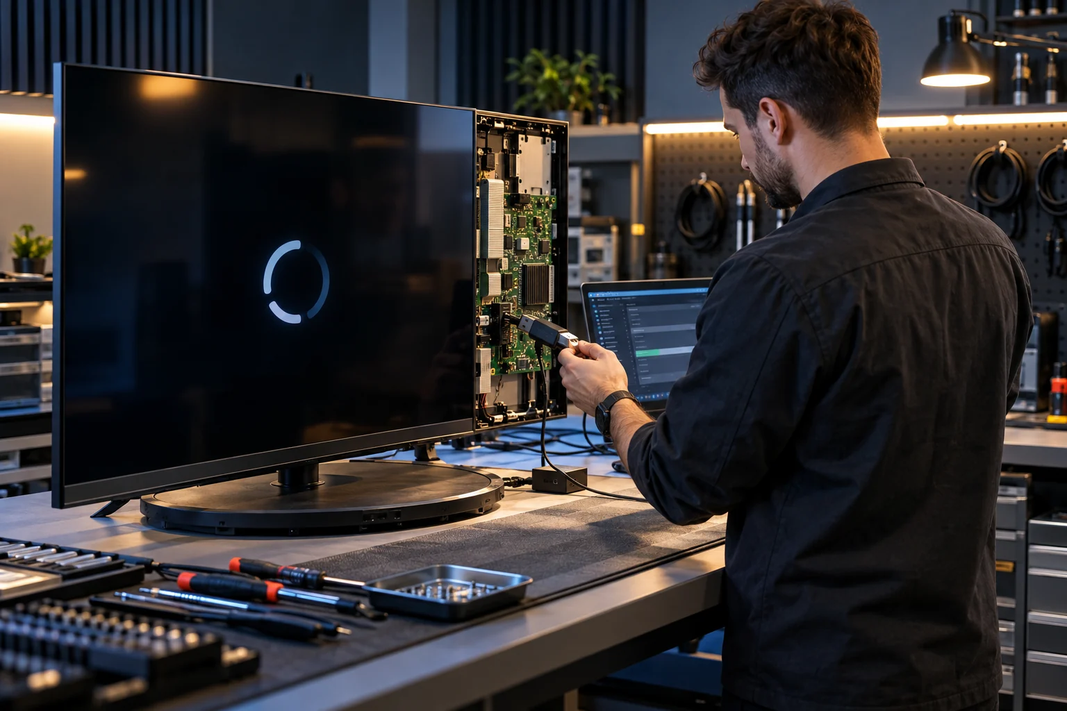 Reparación de televisor Nokia bloqueado durante el arranque