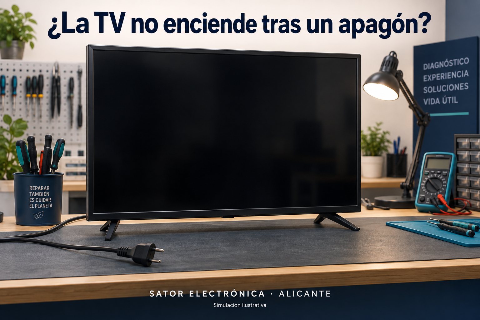 Taller multimarca de reparación de televisores